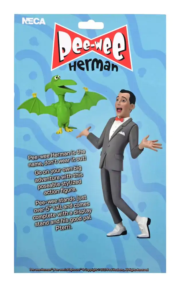 Pee-Wee Herman Toony Classics figura Pee-Wee &amp; Pterri 15 cm termékfotó