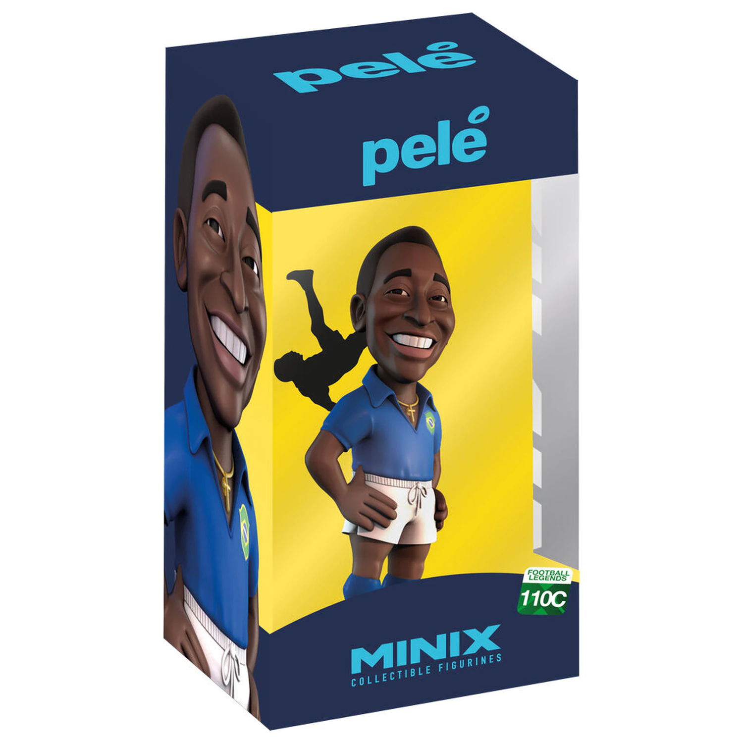 Pelé Brazil figura minix 12cm termékfotó