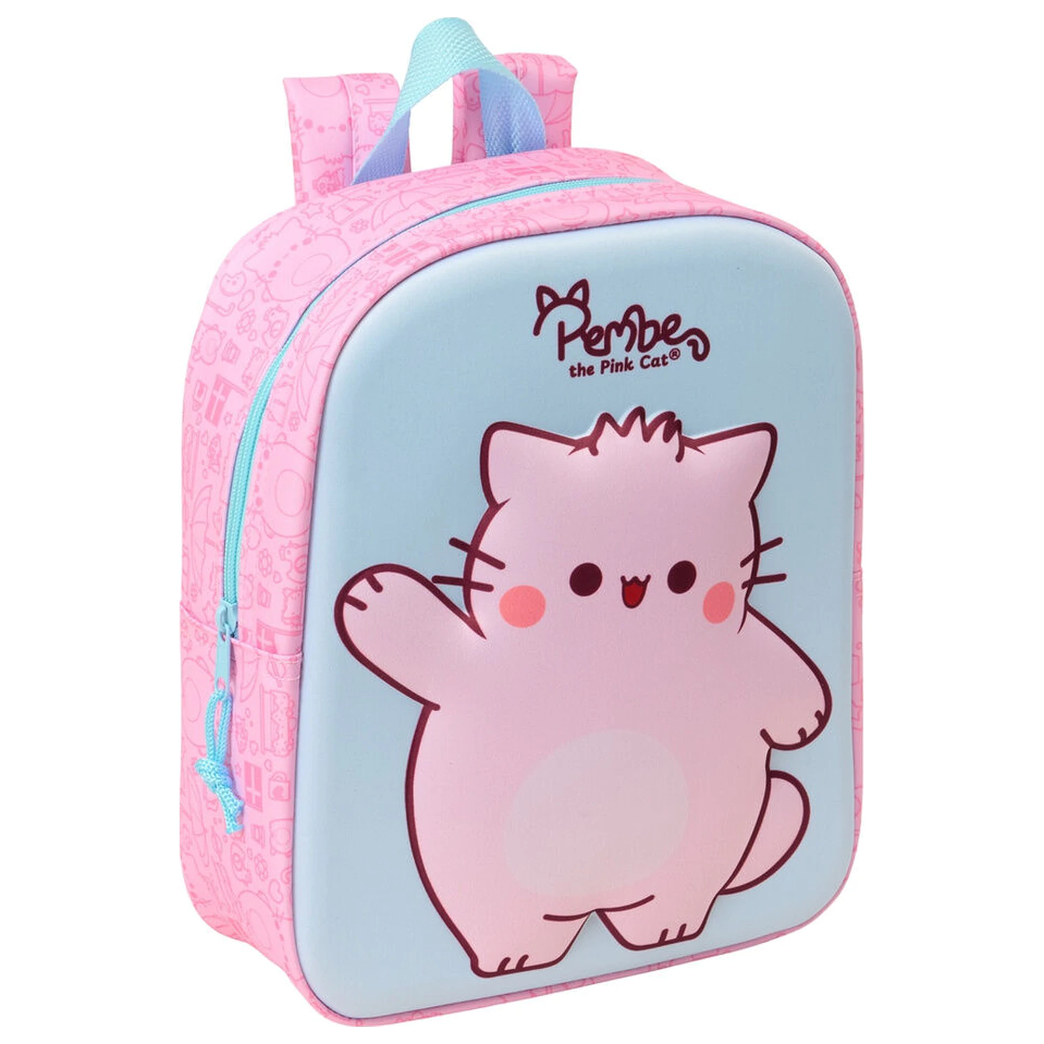 Pembe The Pink Cat 3D táska hátizsák 27cm termékfotó
