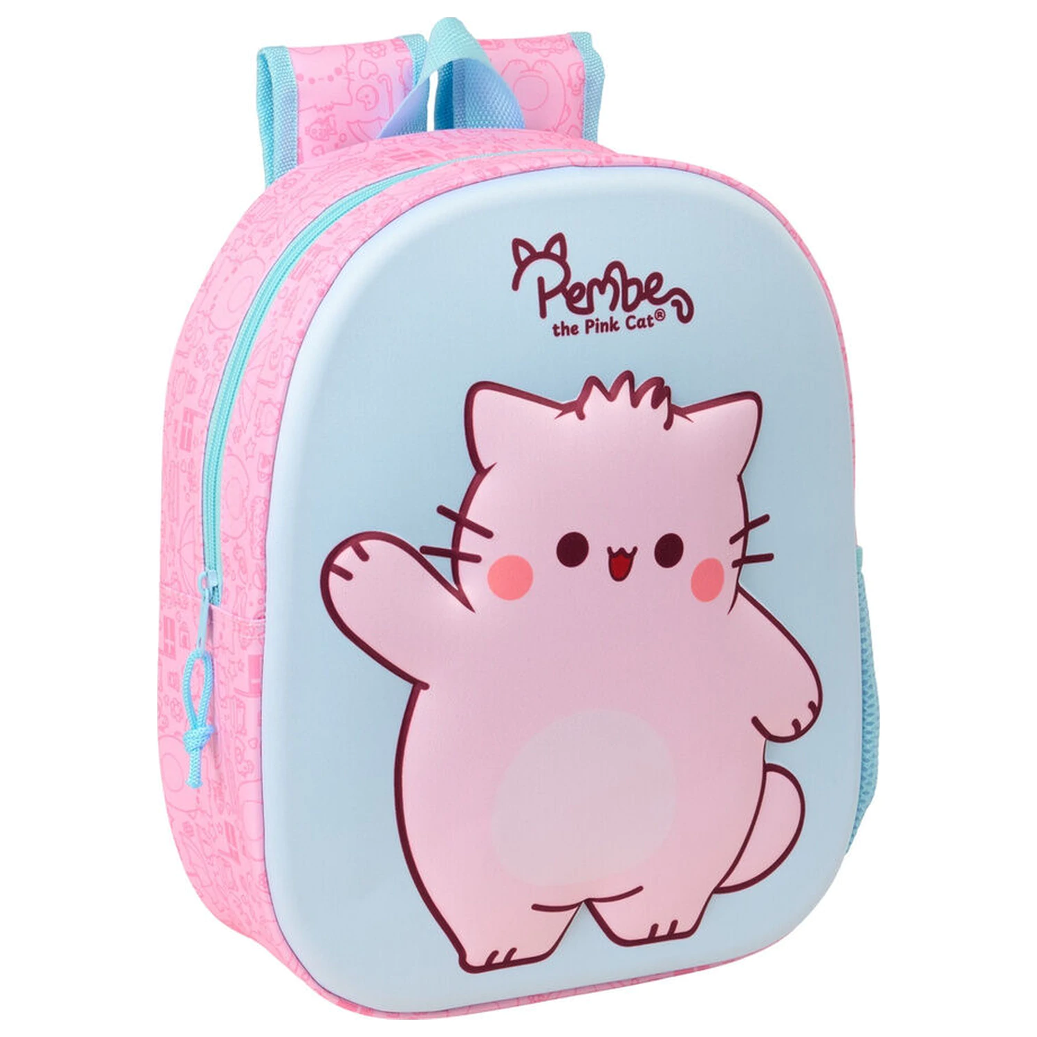 Pembe The Pink Cat 3D táska hátizsák 33cm termékfotó
