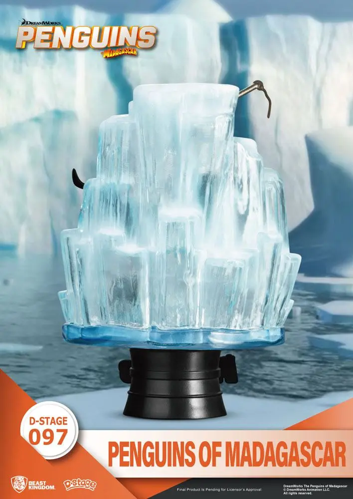 Penguins of Madagascar D-Stage Skipper, Kowalski, Private &amp; Rico Closed Box Version PVC Dioráma 14 cm termékfotó