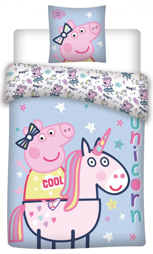 Peppa malac ágyneműhuzat 140×200cm, 70×80 cm termékfotó