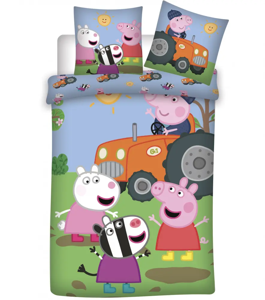 Peppa malac ágyneműhuzat 140×200cm, 70×90 cm termékfotó