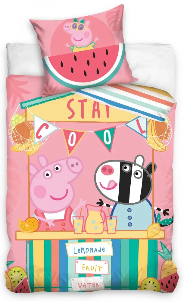 Peppa malac ágyneműhuzat 160×200cm, 70×80 cm termékfotó