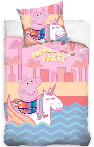 Peppa malac ágyneműhuzat 160×200cm, 70×80 cm termékfotó