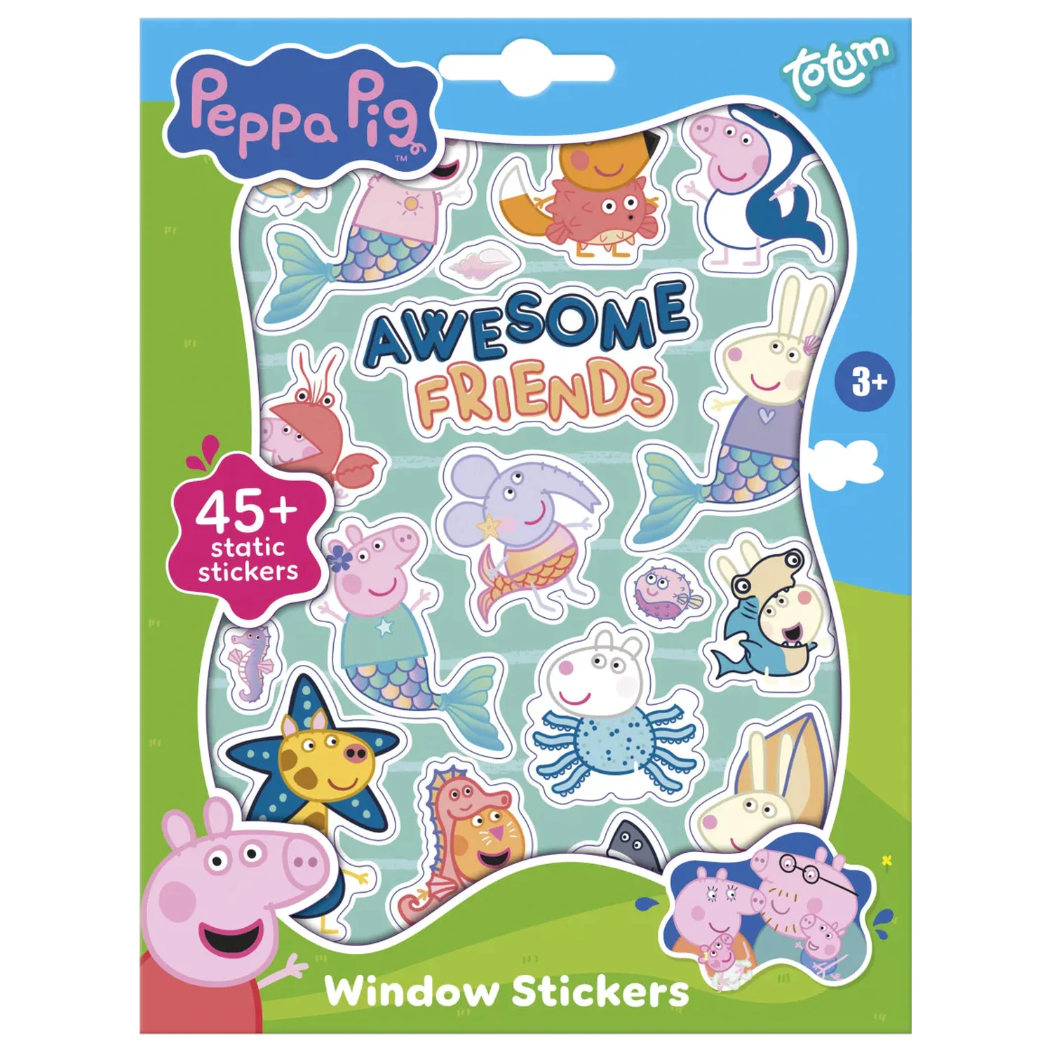 Peppa malac Awesome Friends ablakmatrica szett termékfotó