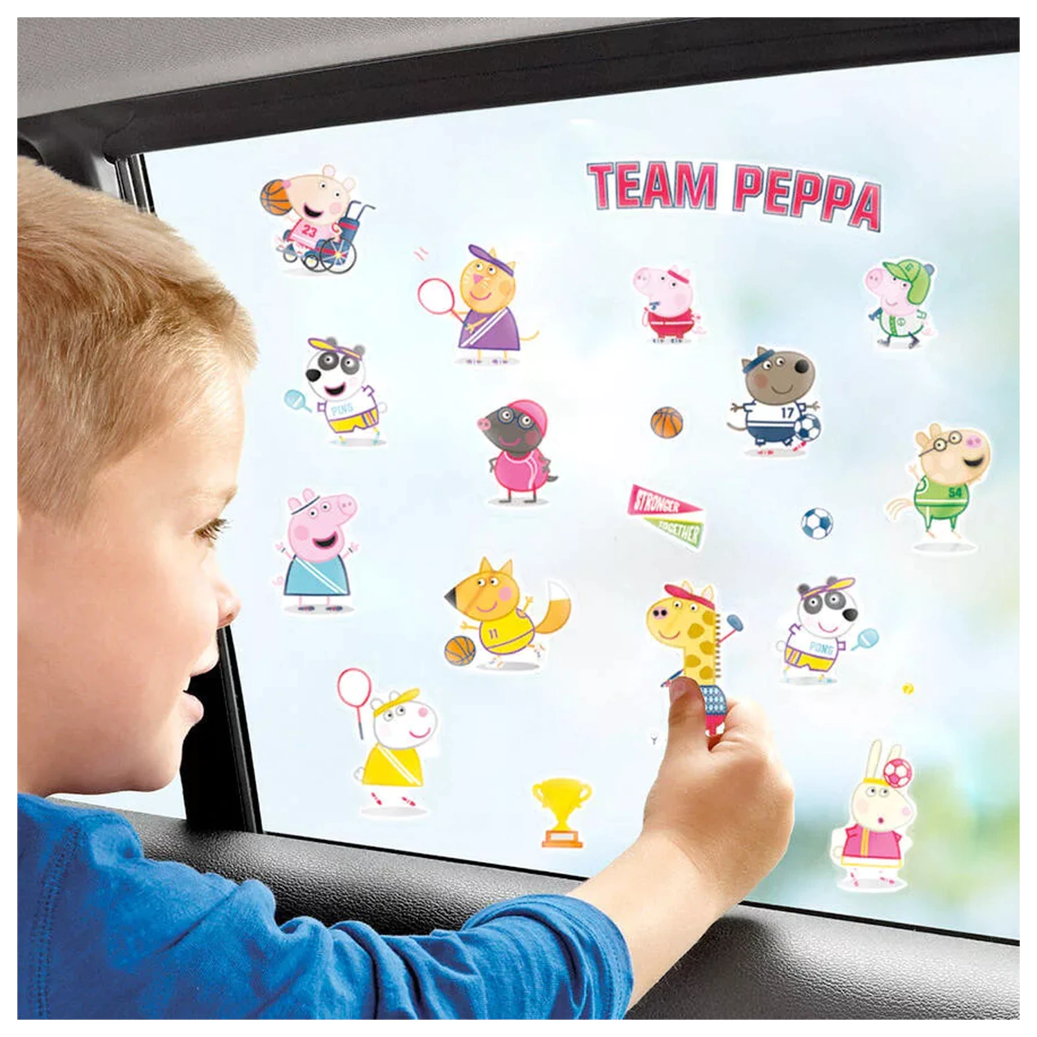 Peppa malac Awesome Friends ablakmatrica szett termékfotó