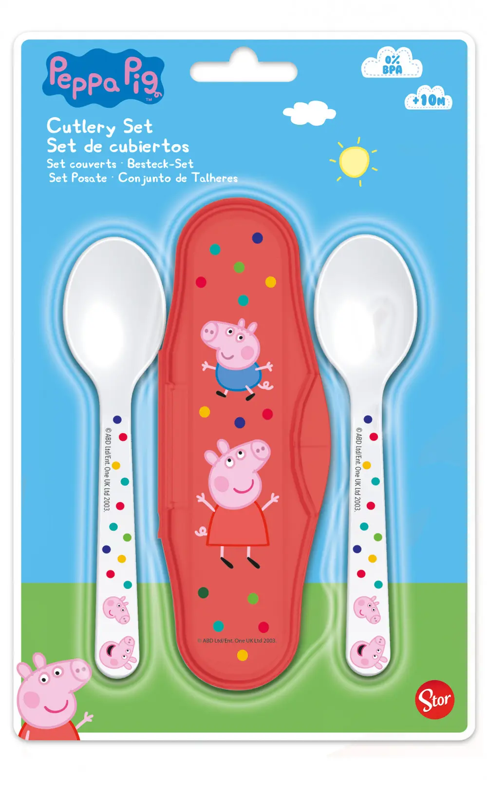 Peppa malac baba utazó evőeszköz készlet termékfotó