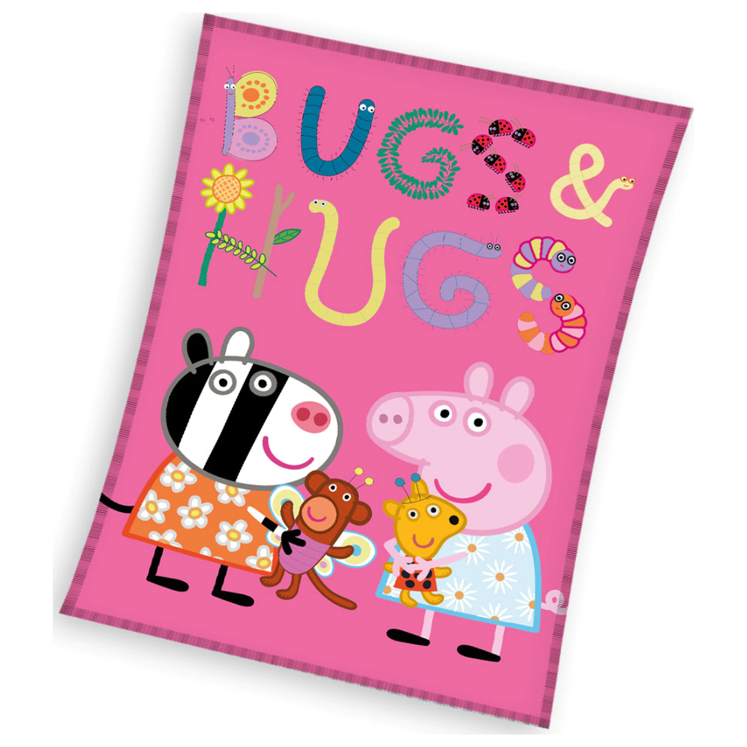 Peppa malac Bugs&Hugs polár takaró termékfotó