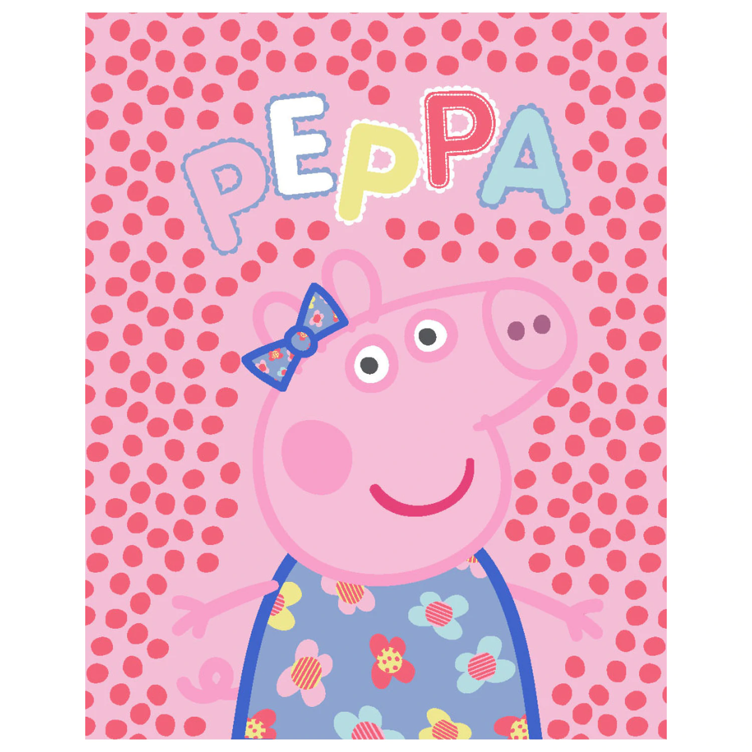 Peppa malac Dots polár takaró termékfotó