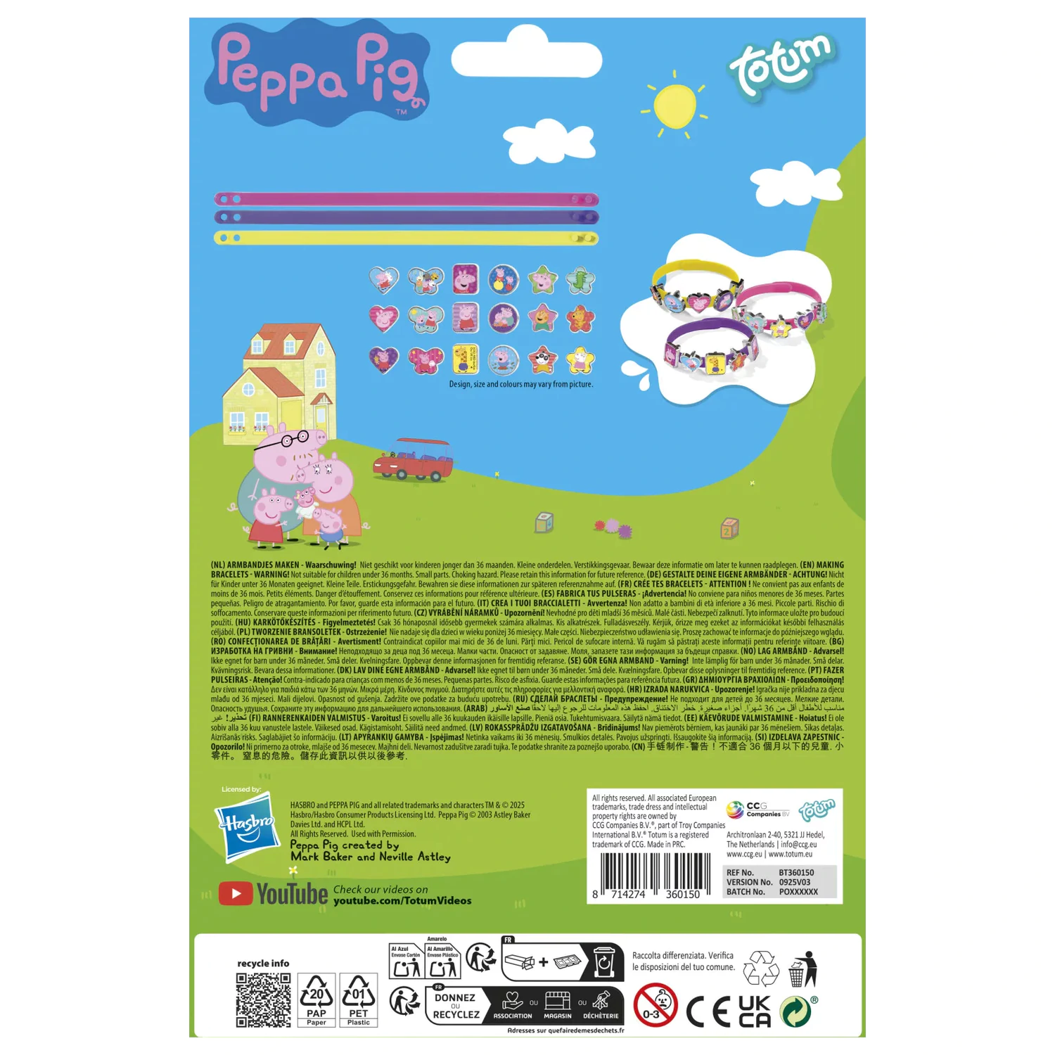 Peppa malac Fun karkötő készítő készlet termékfotó