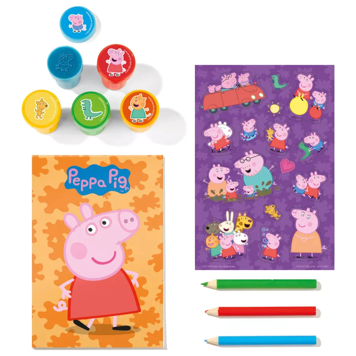 Peppa malac Happiness nyomdás kreatív szett termékfotó