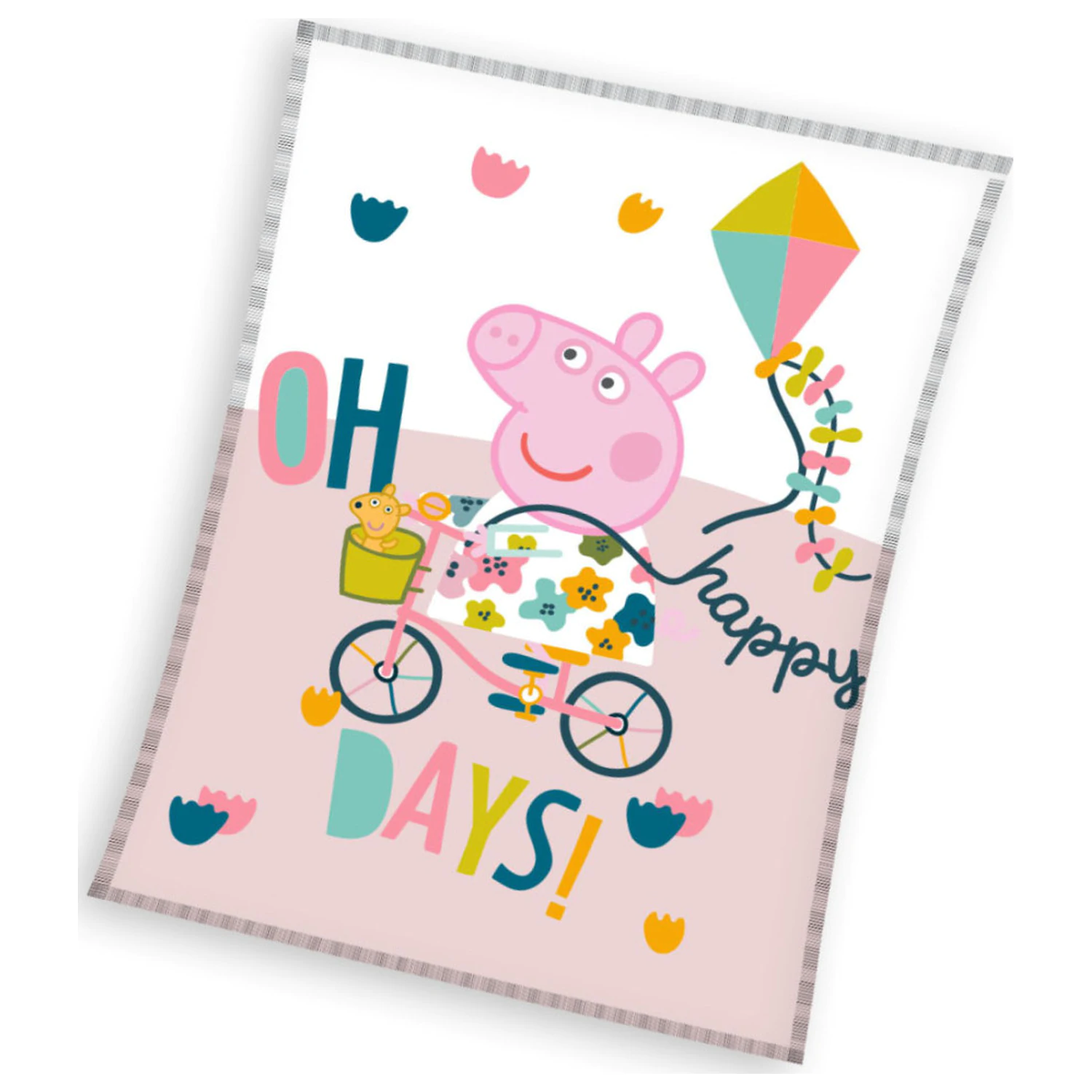 Peppa malac Happy Days polár takaró termékfotó