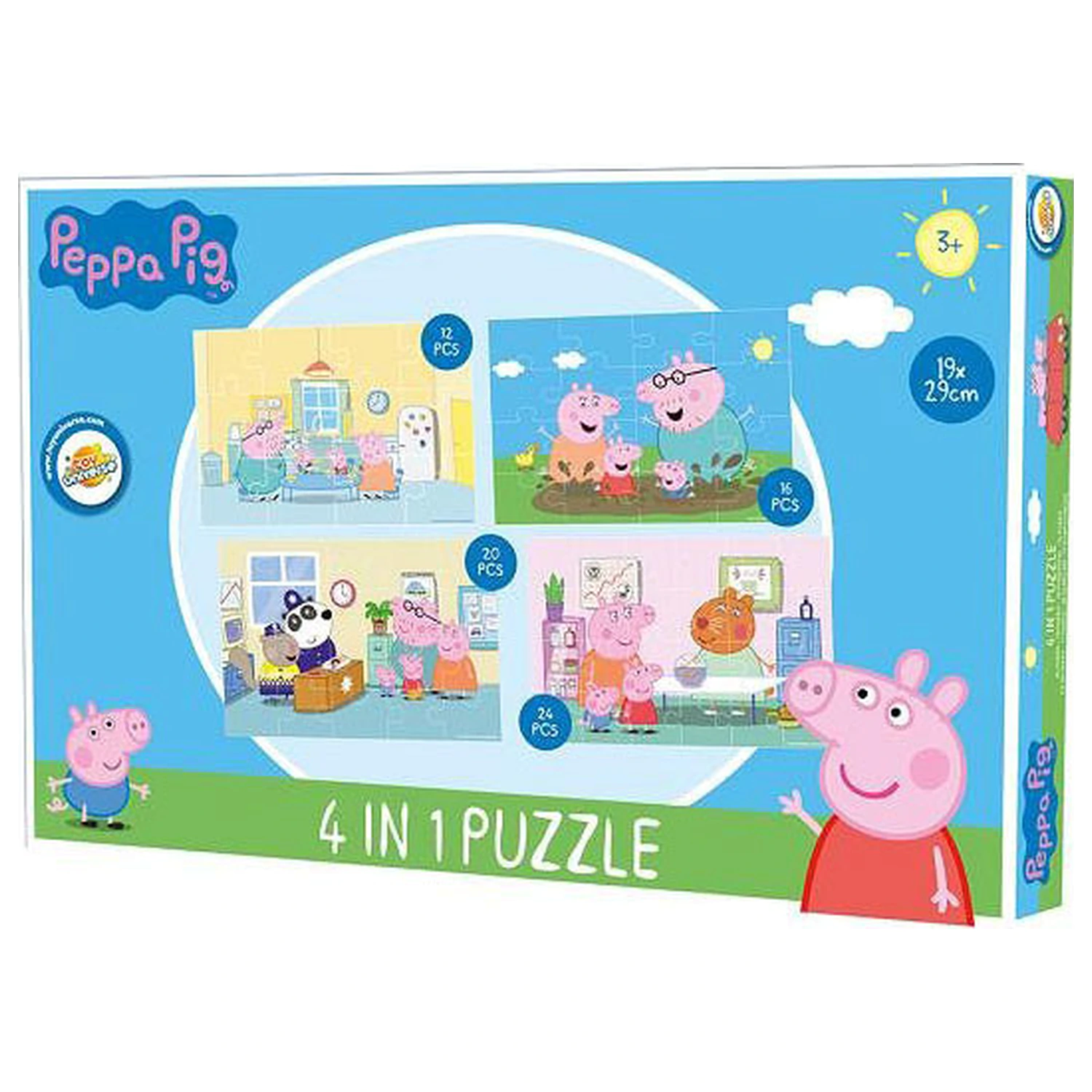 Peppa malac Home puzzle 4 az 1-ben termékfotó