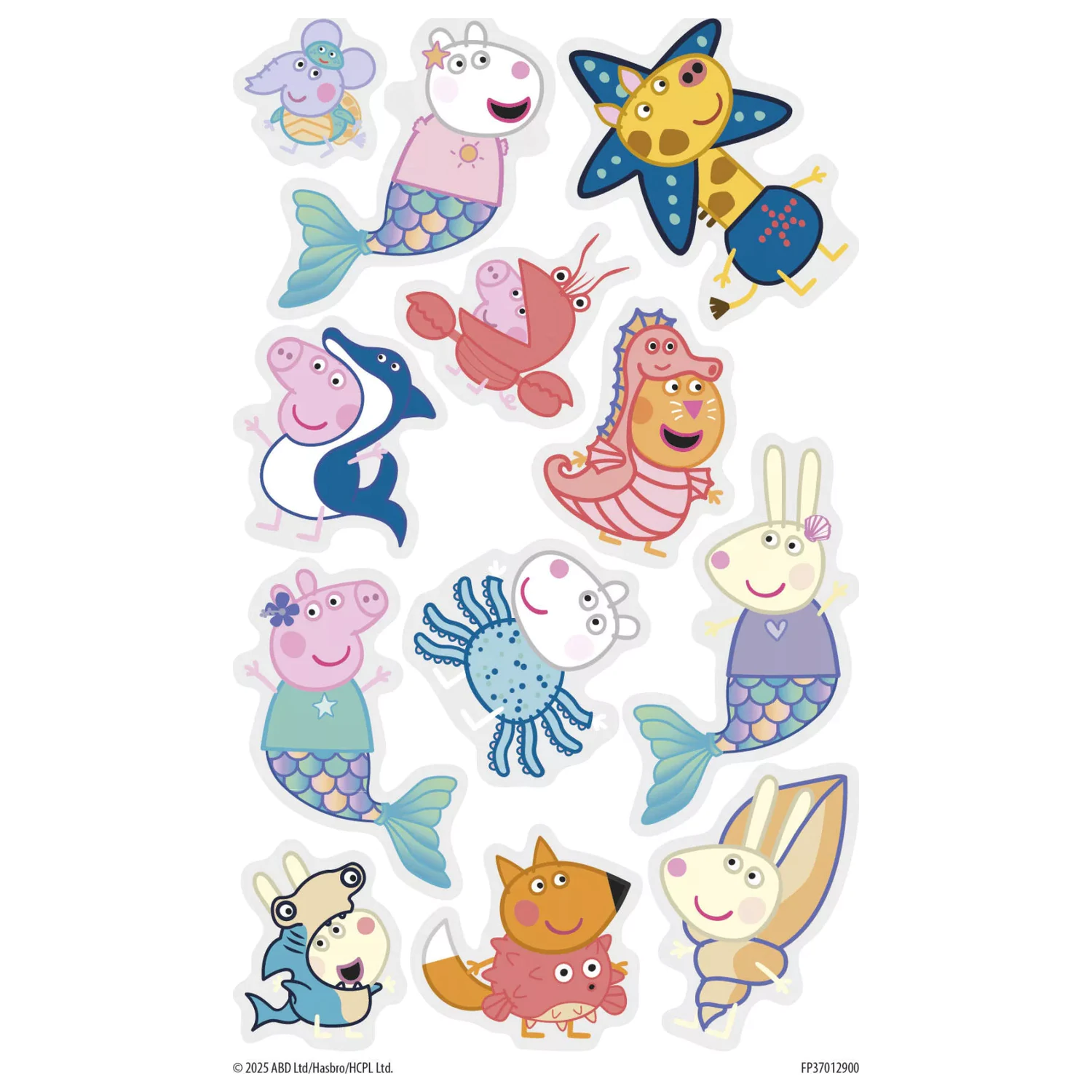Peppa malac Mermaid tetkó 12 db-os termékfotó