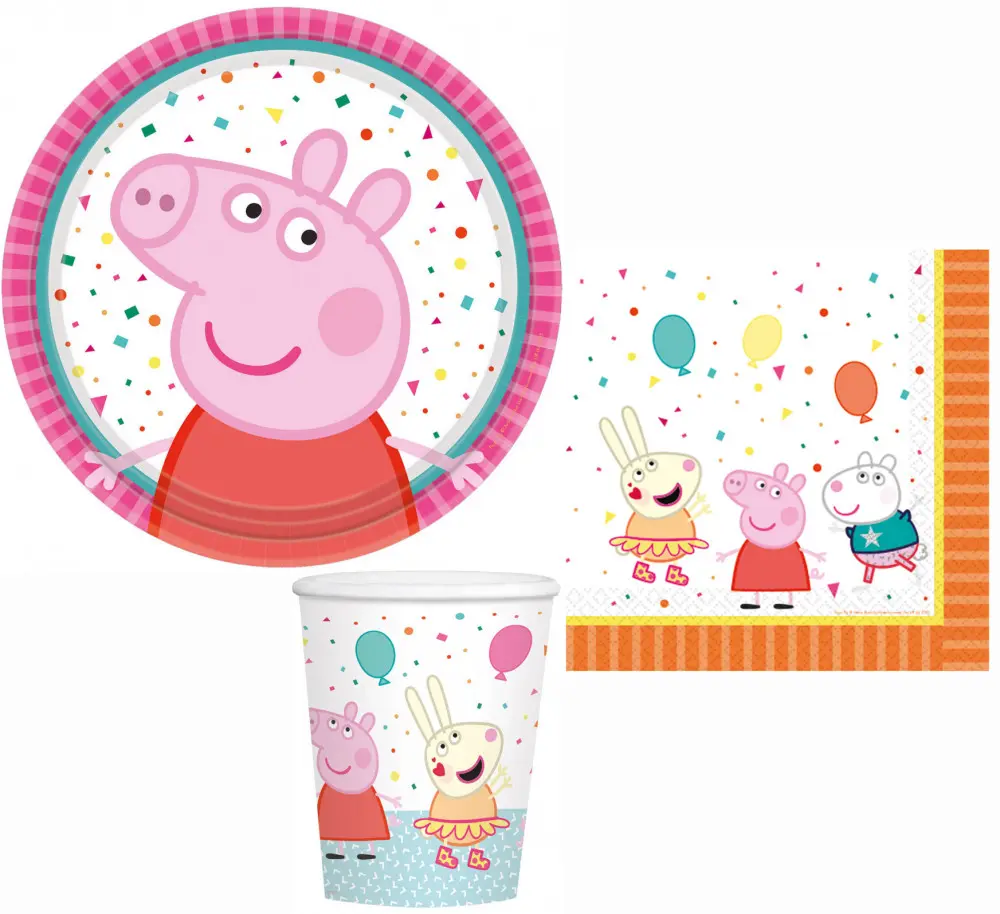 Peppa malac party szett 32 db-os termékfotó