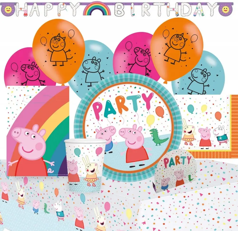 Peppa malac party szett 56 db-os termékfotó