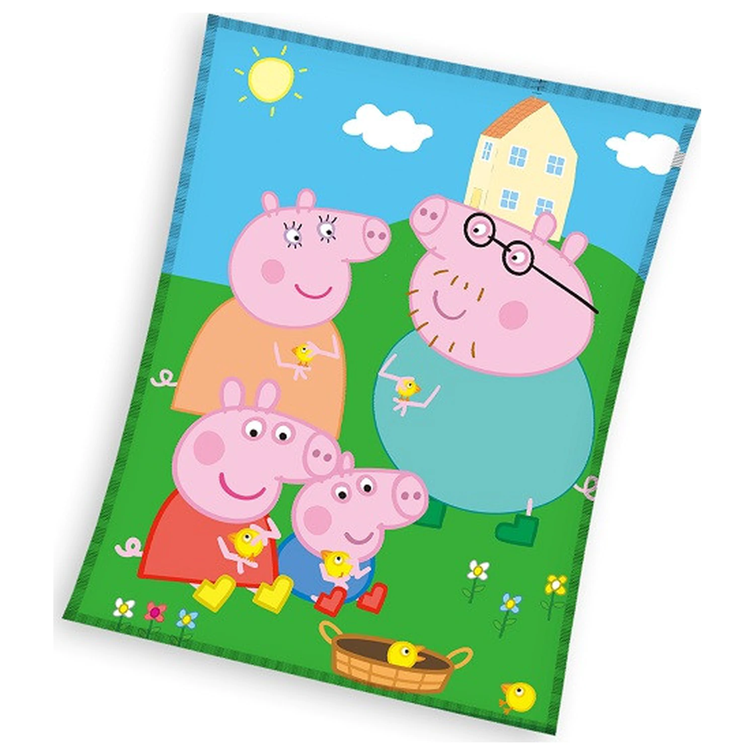 Peppa malac Picnic polár takaró termékfotó