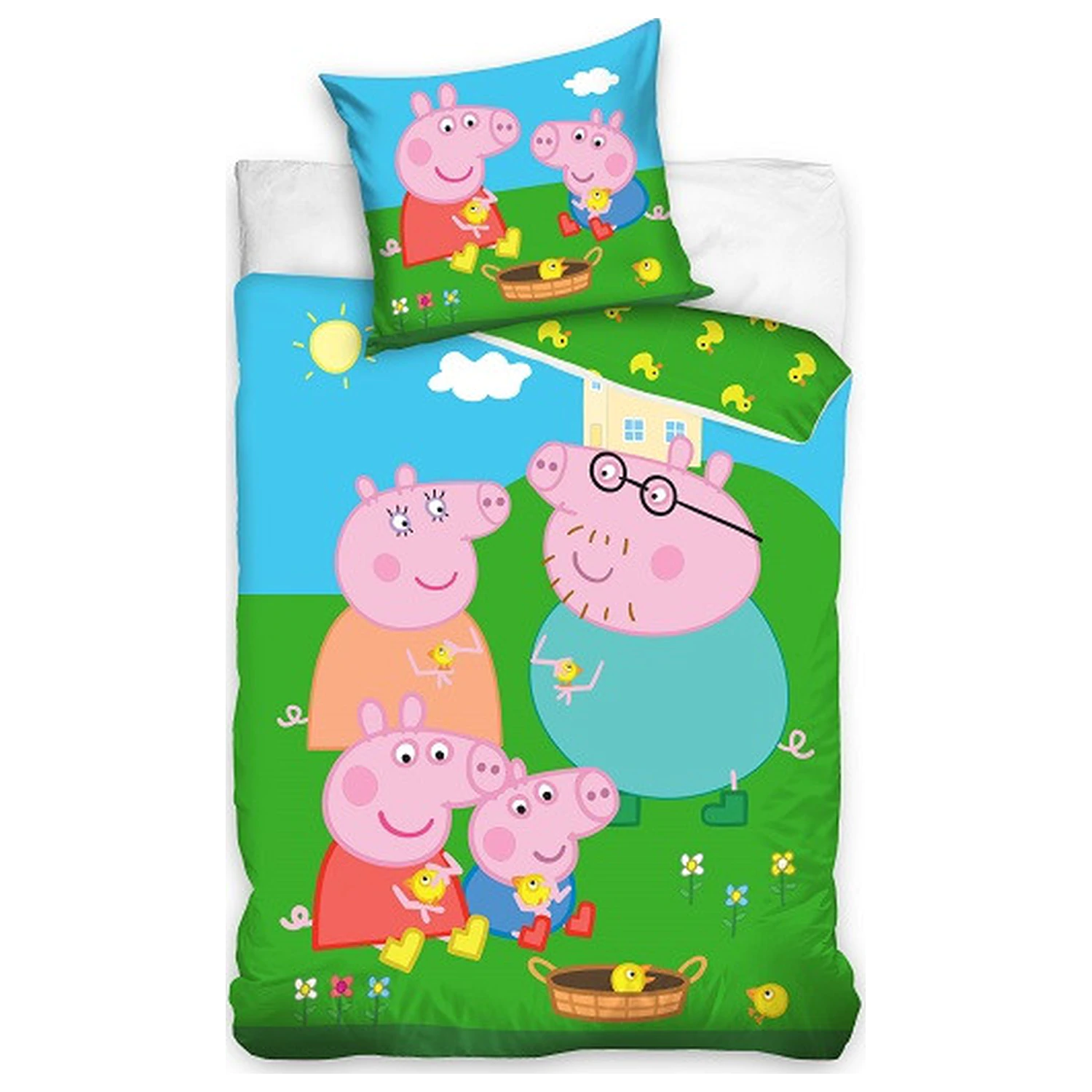 Peppa malac Piggy Family ágyneműhuzat  termékfotó