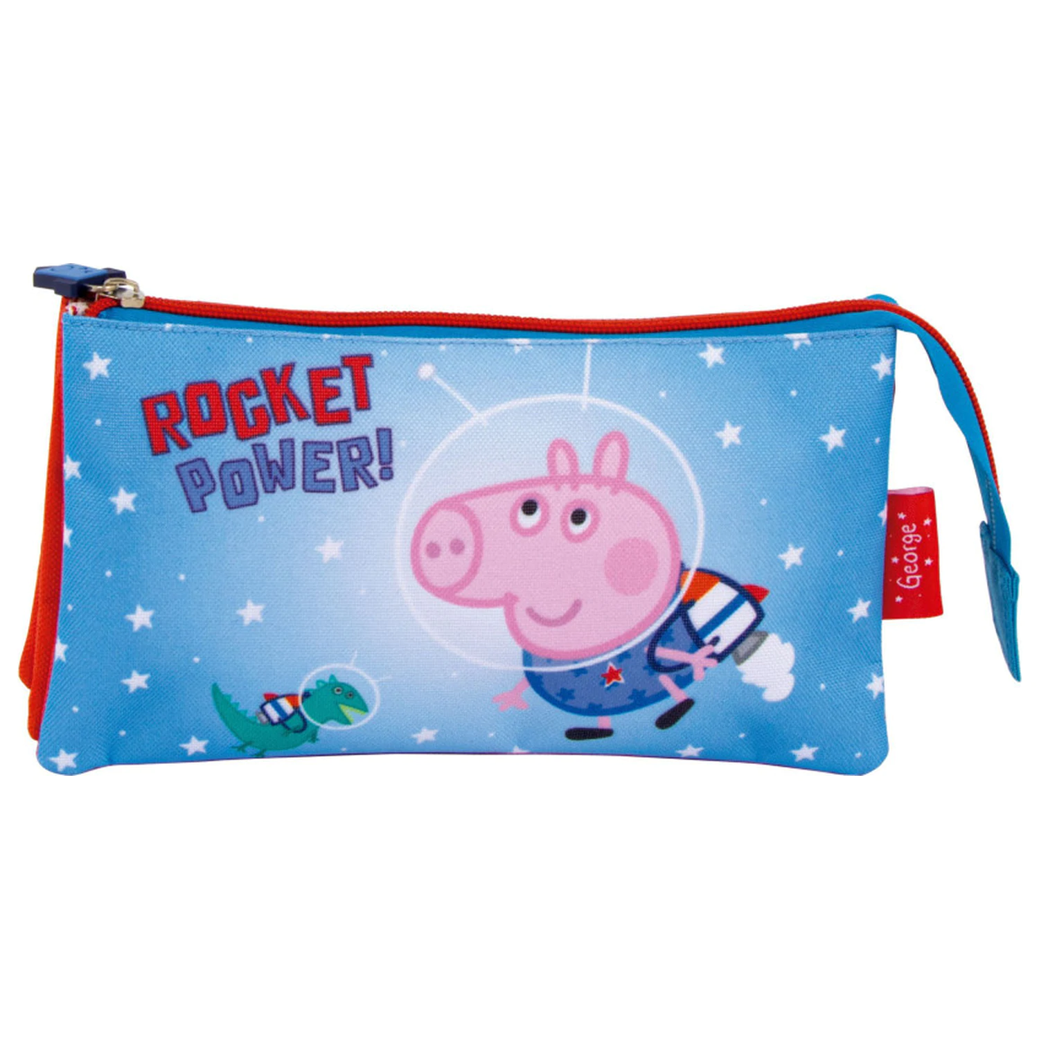 Peppa malac Rocket 3 rekeszes tolltartó 21 cm termékfotó