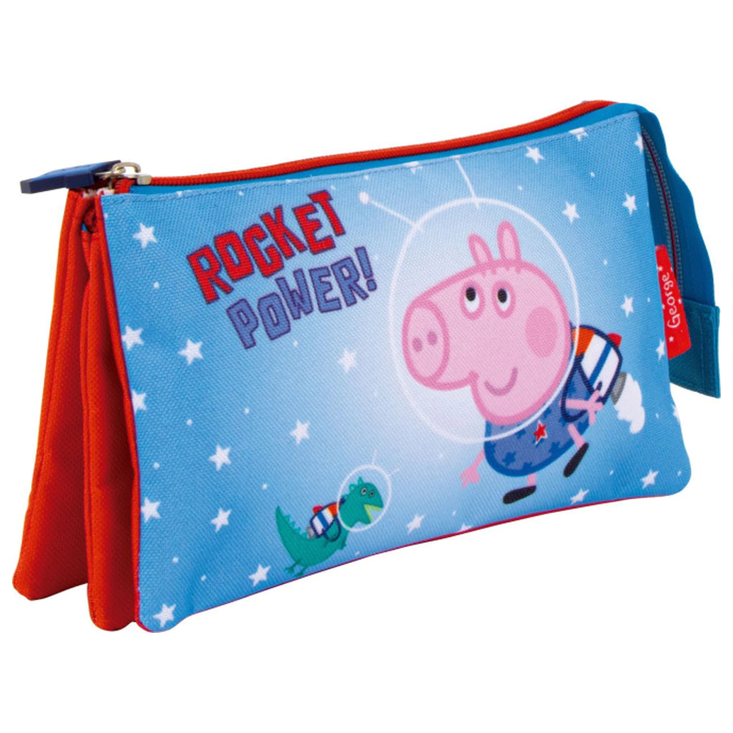 Peppa malac Rocket 3 rekeszes tolltartó 21 cm termékfotó