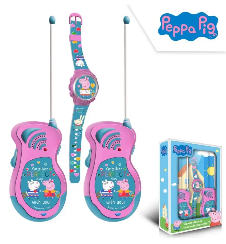 Peppa malac Walkie Talkie + digitális karóra szett termékfotó