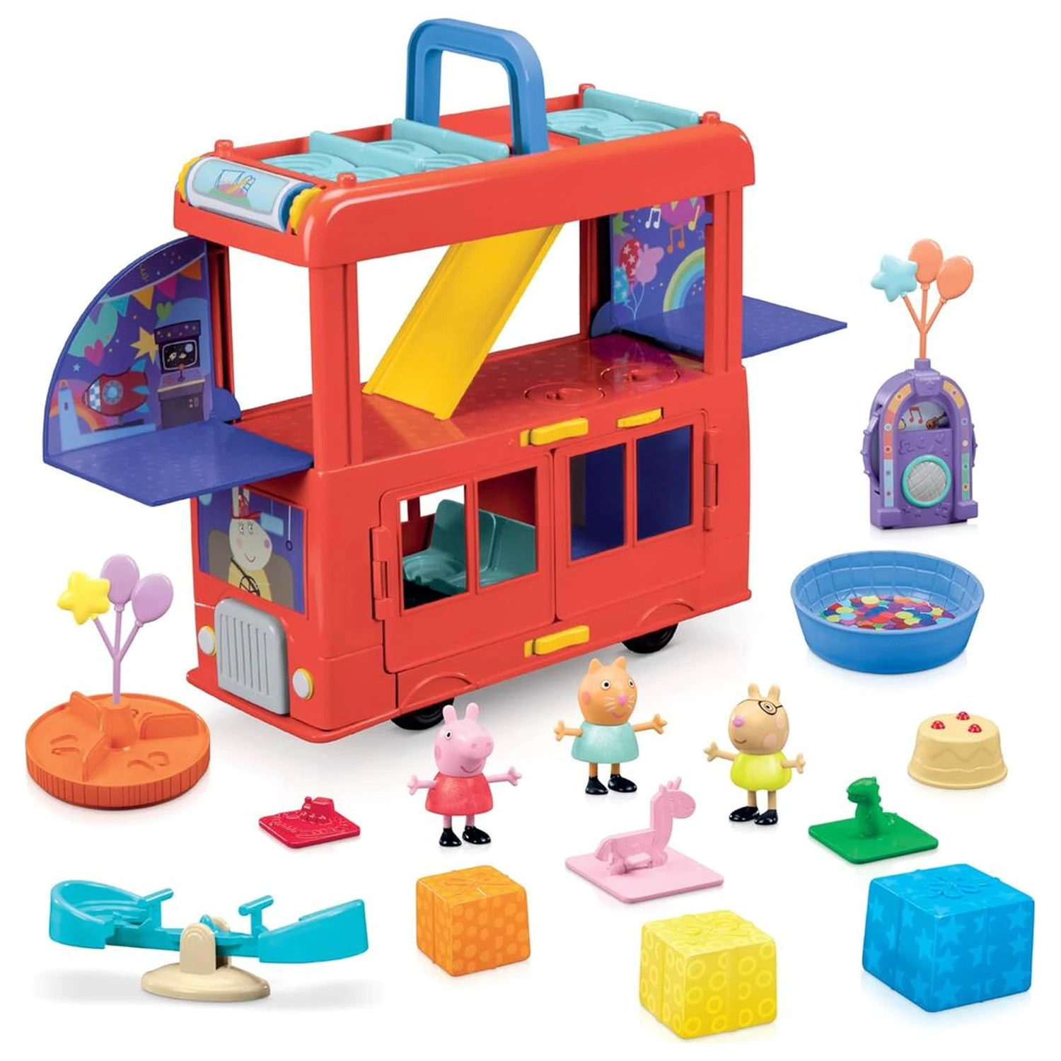 Peppa Pig 2-in-1 Party Bus játékszett termékfotó