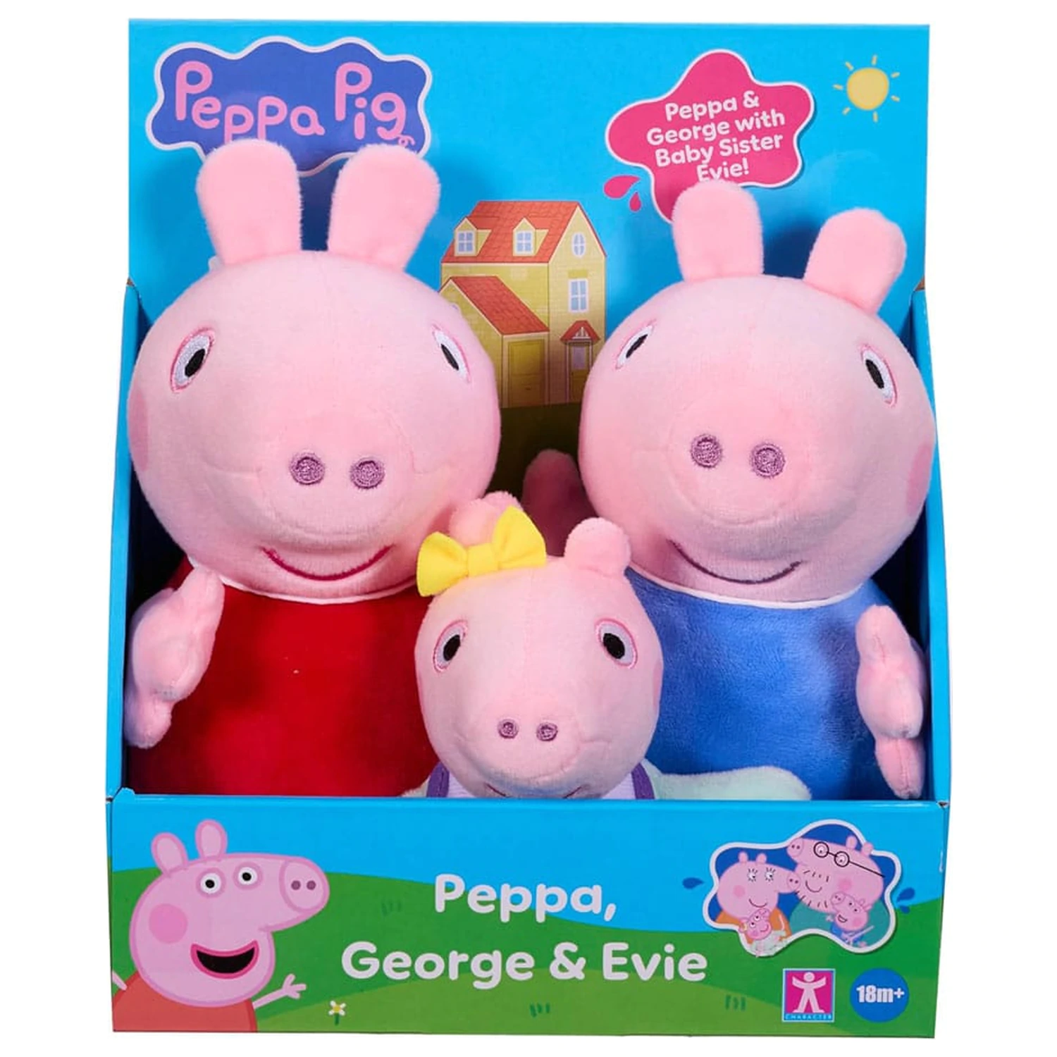 Peppa Pig 3 db-os plüss figura csomag termékfotó