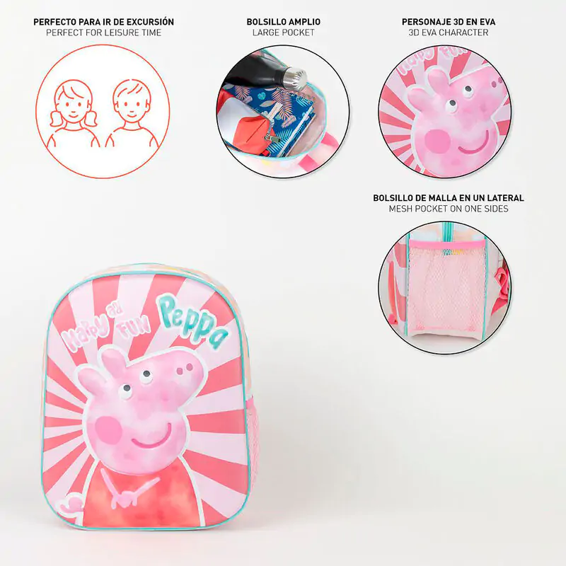 Peppa Pig 3D táska hátizsák 31cm termékfotó