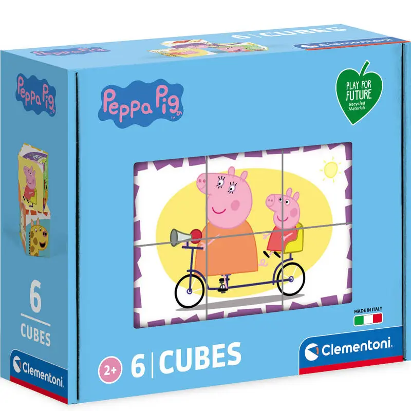 Peppa Pig Cube puzzle 6db-os termékfotó