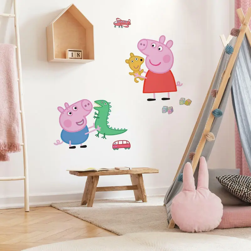 Peppa Pig George and Peppa Playing time dekormatrica termékfotó
