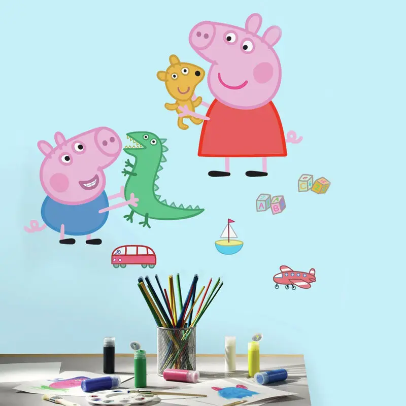 Peppa Pig George and Peppa Playing time dekormatrica termékfotó