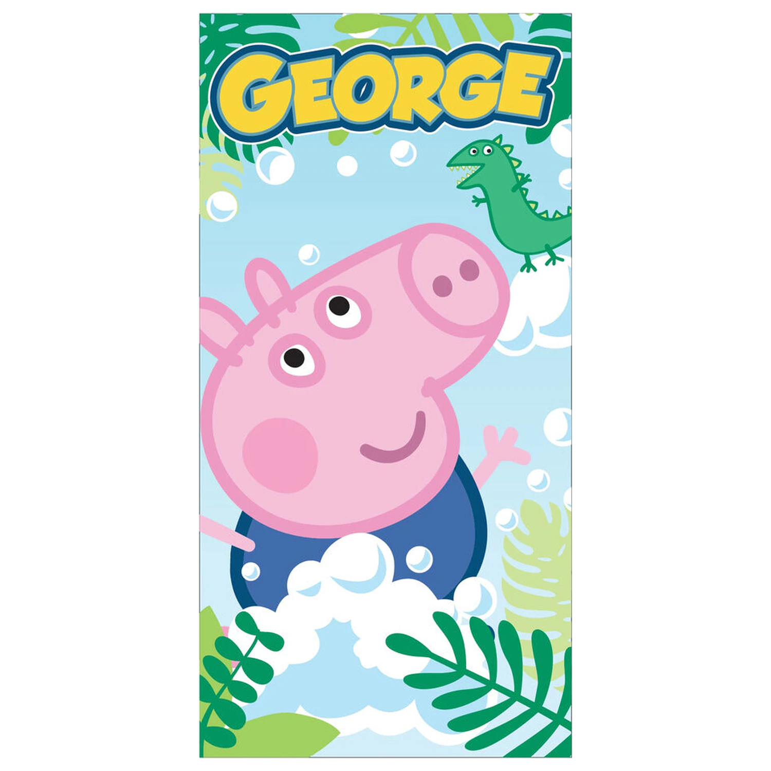Peppa Pig George mikroszálas strandtörölköző termékfotó