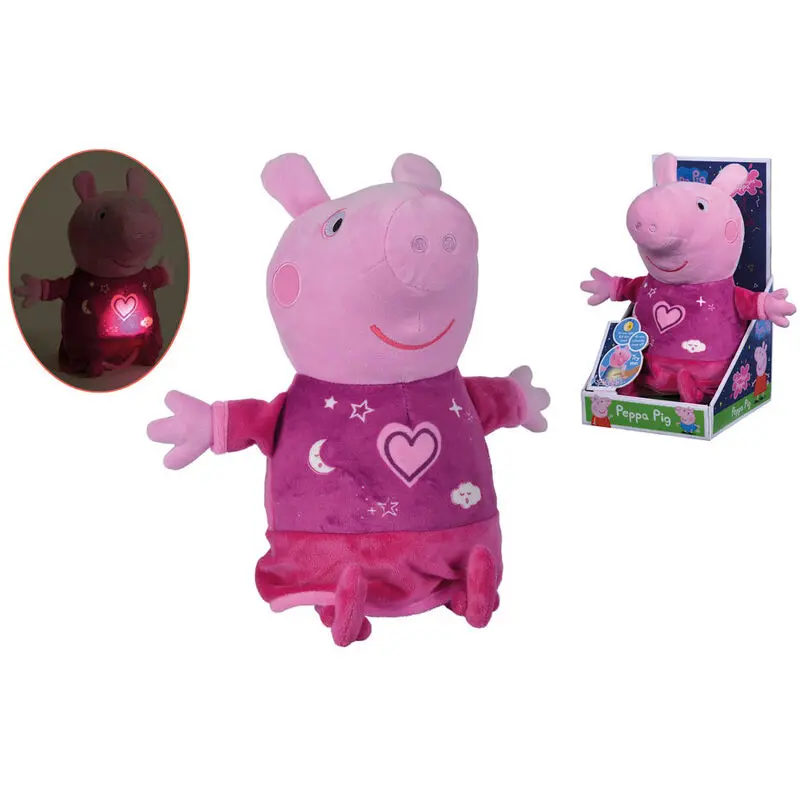 Peppa Pig Good Night plüss hanggal 32cm termékfotó