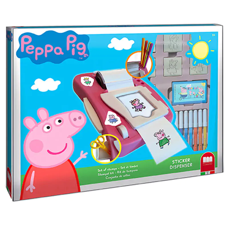 Peppa Pig matrica készítő gép termékfotó
