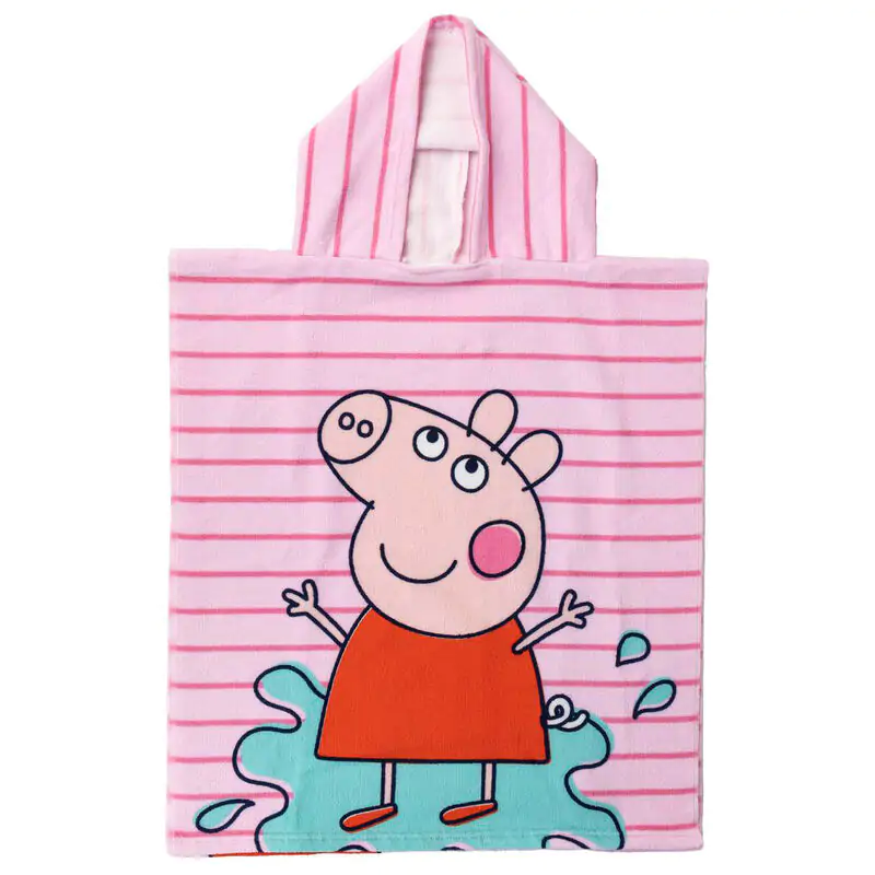 Peppa Pig mikroszálas poncsó törölköző termékfotó