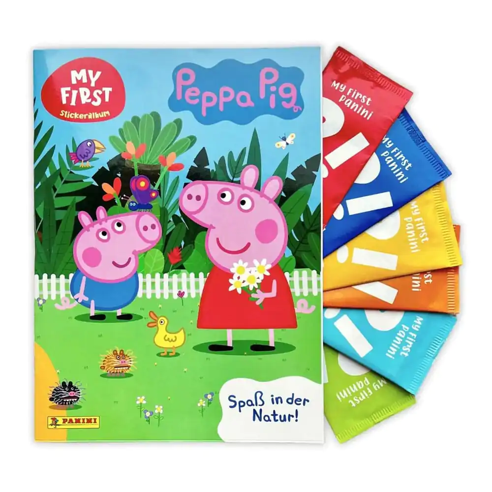 Peppa Pig My First Panini német nyelvű matrica album termékfotó