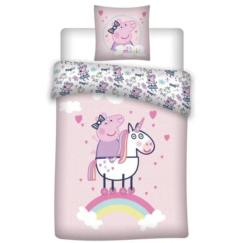 Peppa Pig pamut ágyneműhuzat 90cm termékfotó