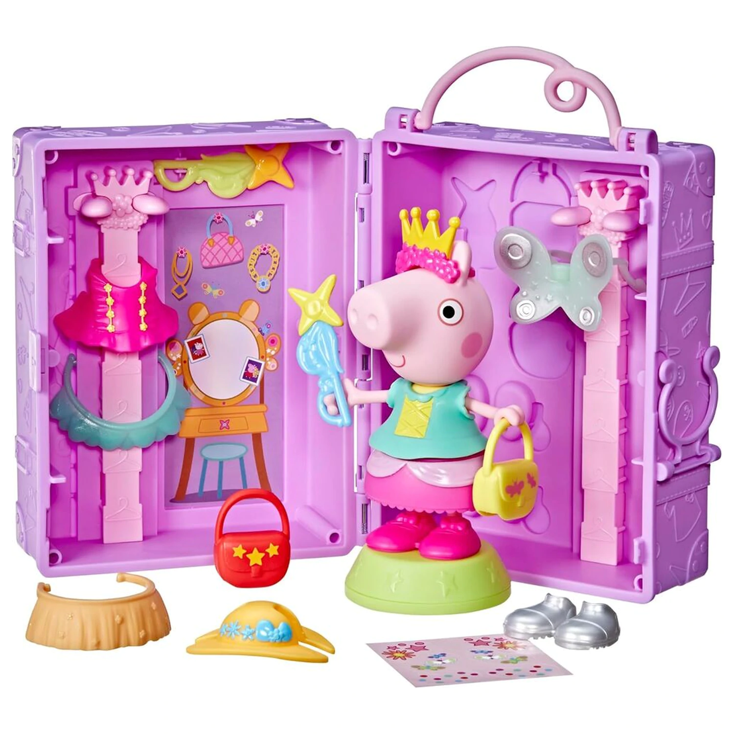 Peppa Pig Peppa's Dress-Up wardrobe + figura 15cm termékfotó