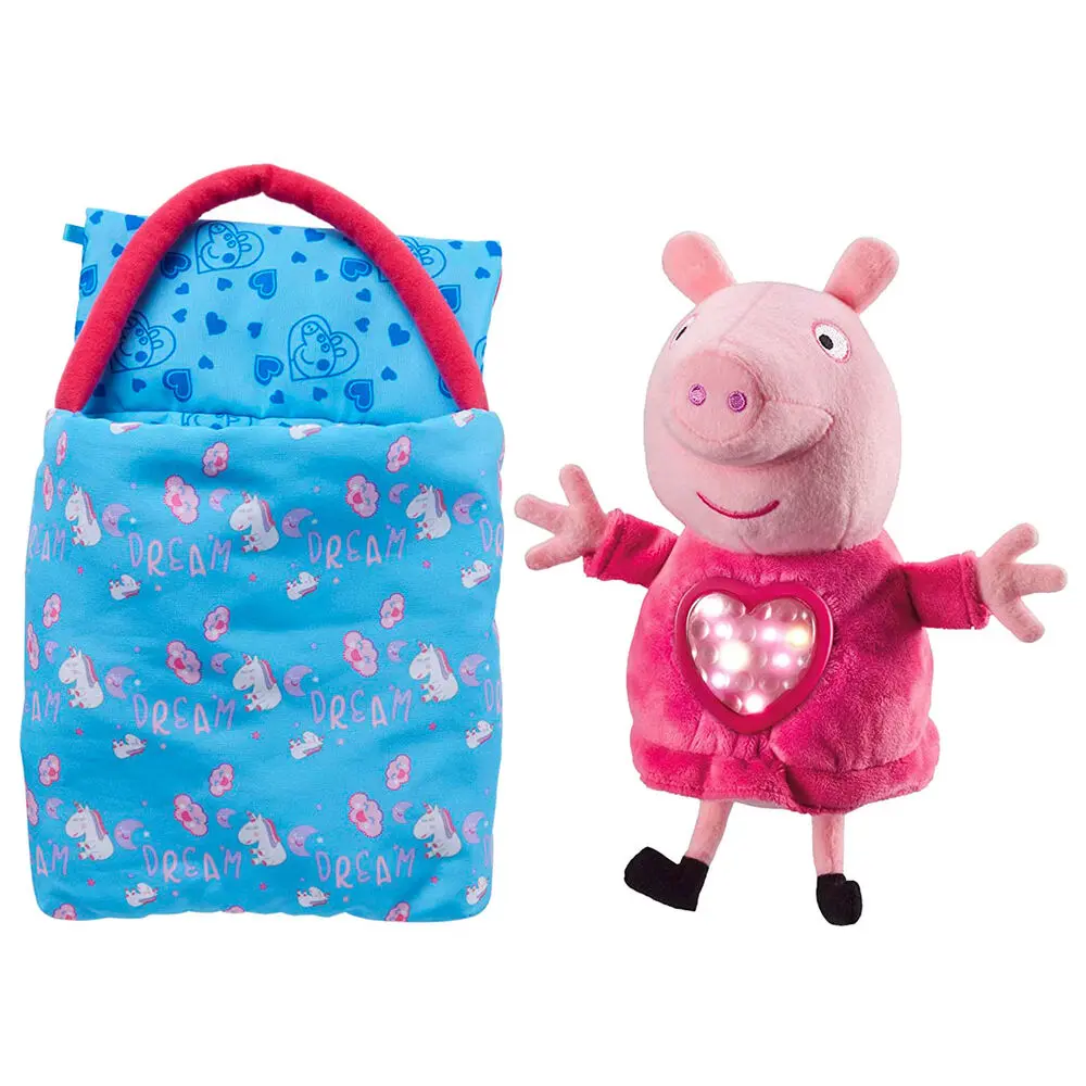 Peppa Pig Pijama Party plüss hanggal 18cm termékfotó