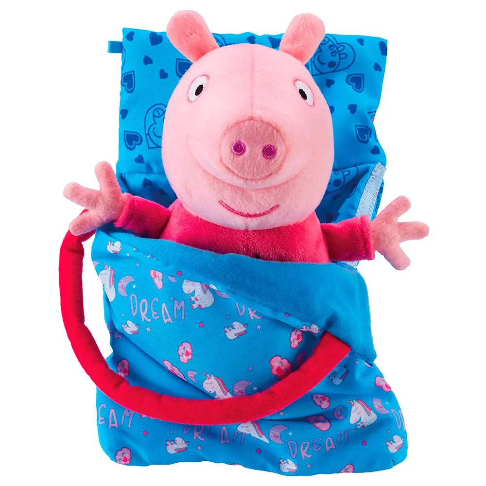 Peppa Pig Pijama Party plüss hanggal 18cm termékfotó