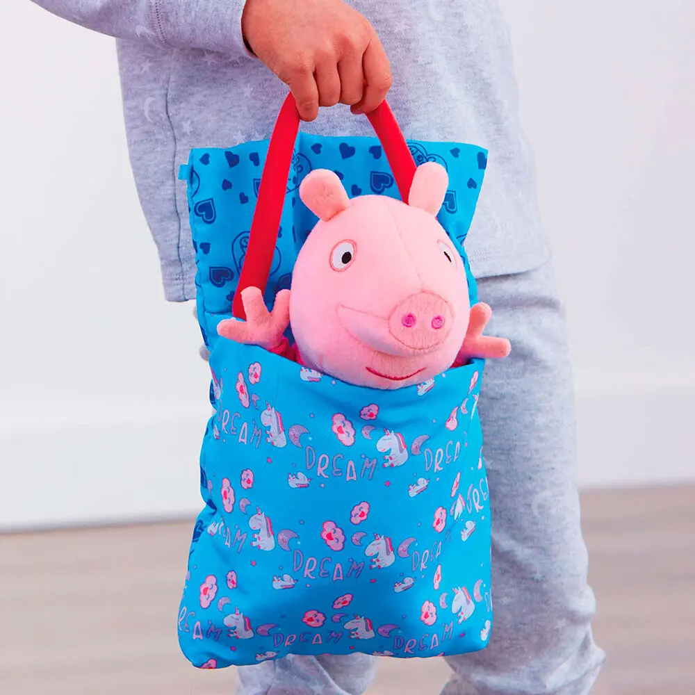 Peppa Pig Pijama Party plüss hanggal 18cm termékfotó