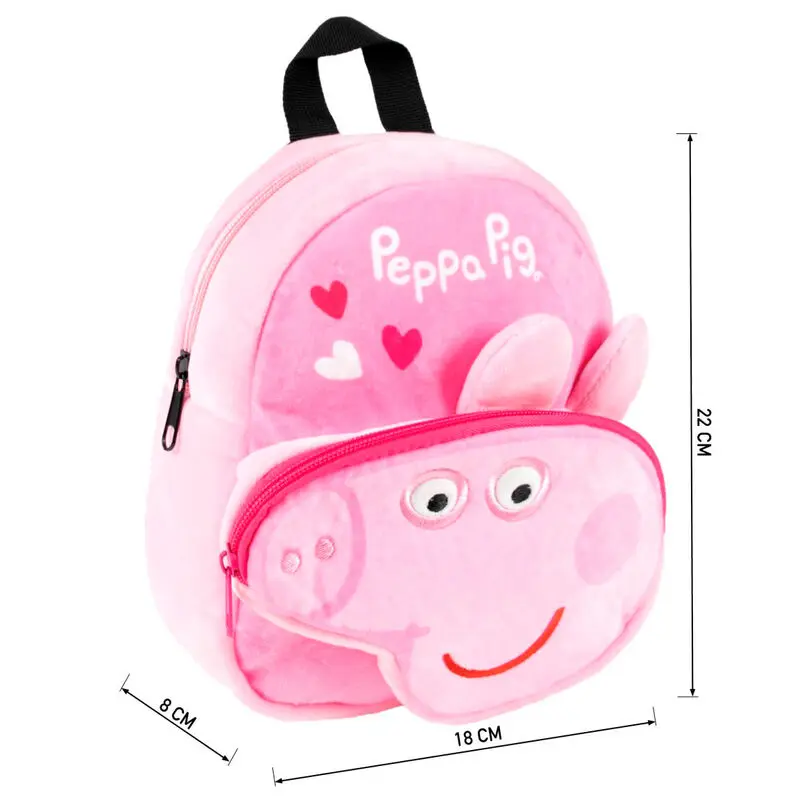 Peppa Pig plüss táska hátizsák 22cm termékfotó