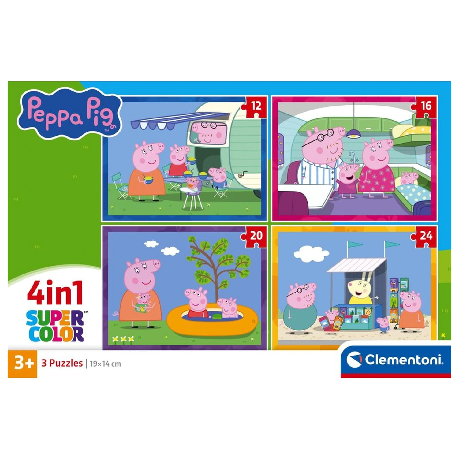 Peppa Pig puzzle 12-16-20-24db-os termékfotó