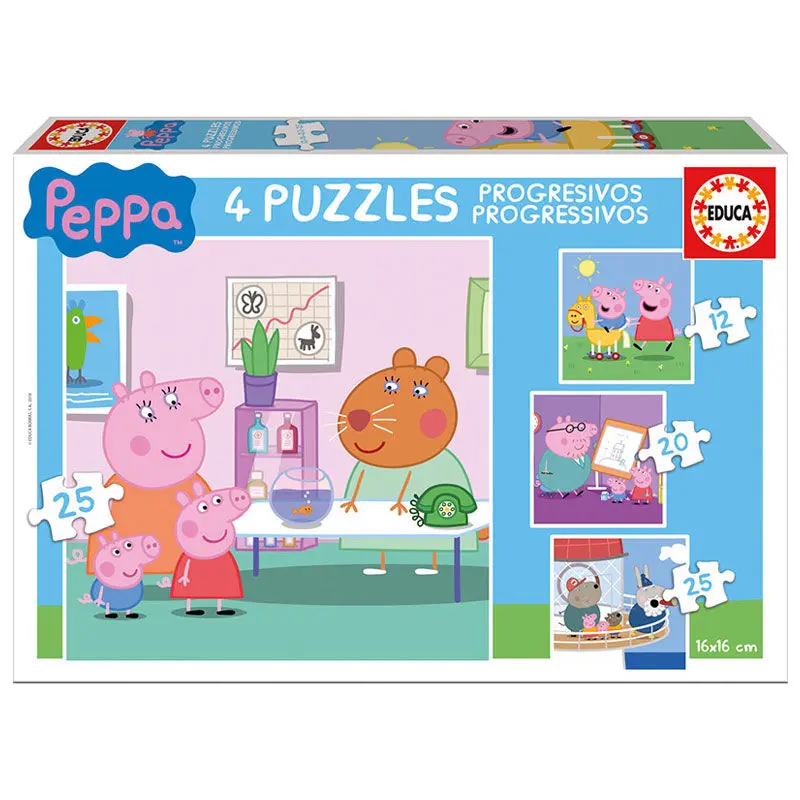 Peppa Pig puzzle 12-20-25-25db termékfotó