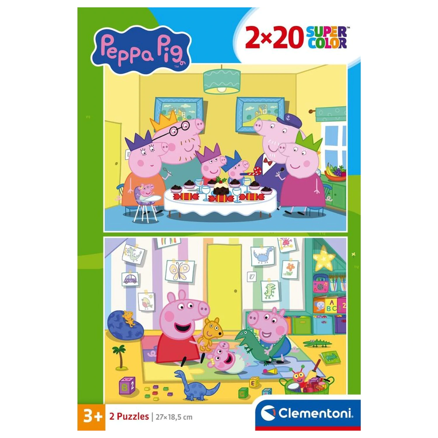 Peppa Pig puzzle 2x20db-os termékfotó