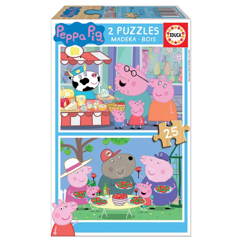Peppa Pig puzzle 2x16db-os termékfotó