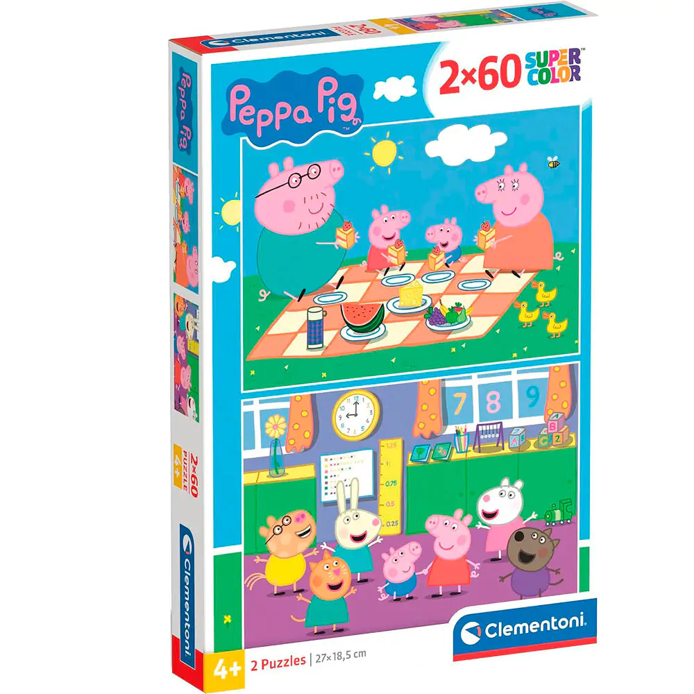 Peppa Pig puzzle 2x60db-os termékfotó