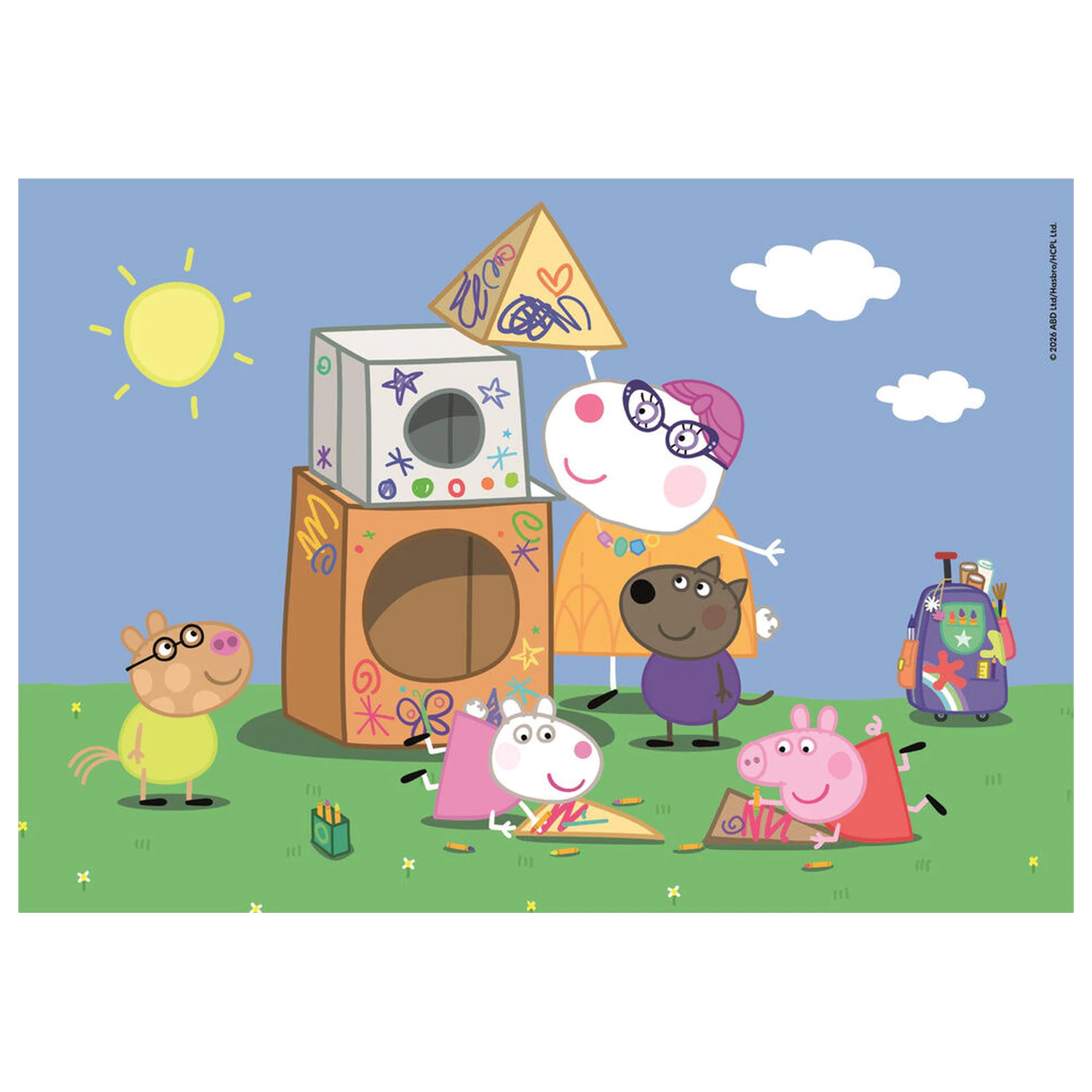 Peppa Pig puzzle 2X60db-os termékfotó