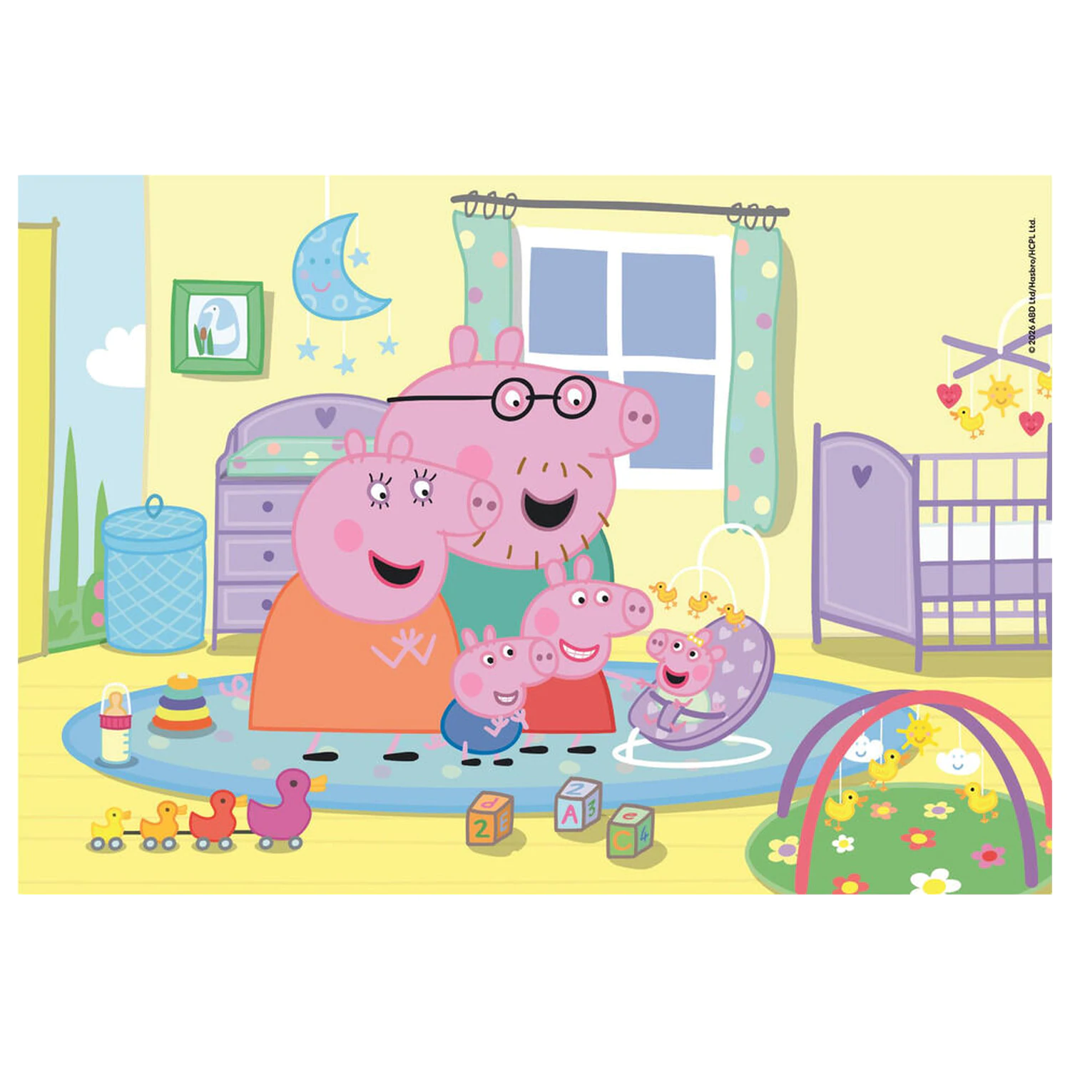Peppa Pig puzzle 2X60db-os termékfotó